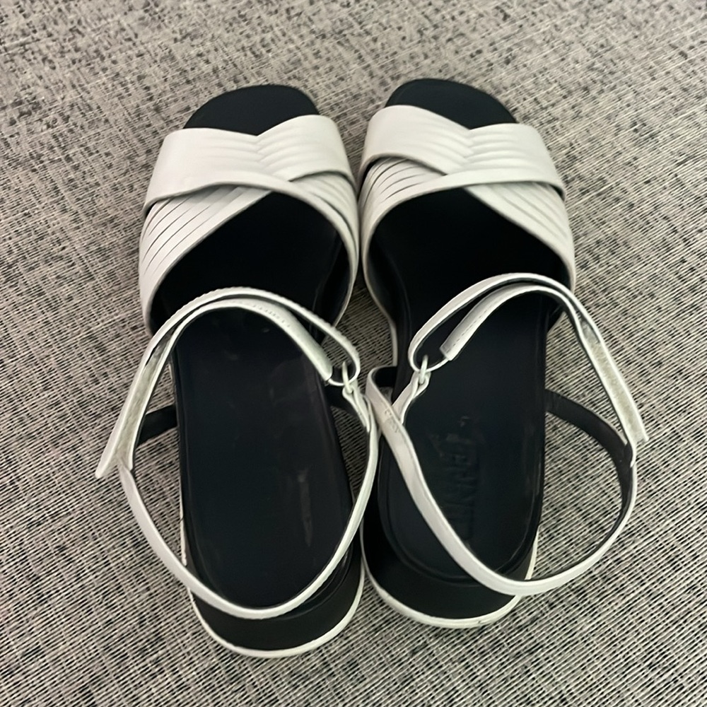 Camper Antonik Off White Leather Sandals Size 41 US 10 - Picture 8 of 12